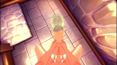 (Trap) Kōkua ʻo Elvish maid iā ʻoe e holoi i kou maka.